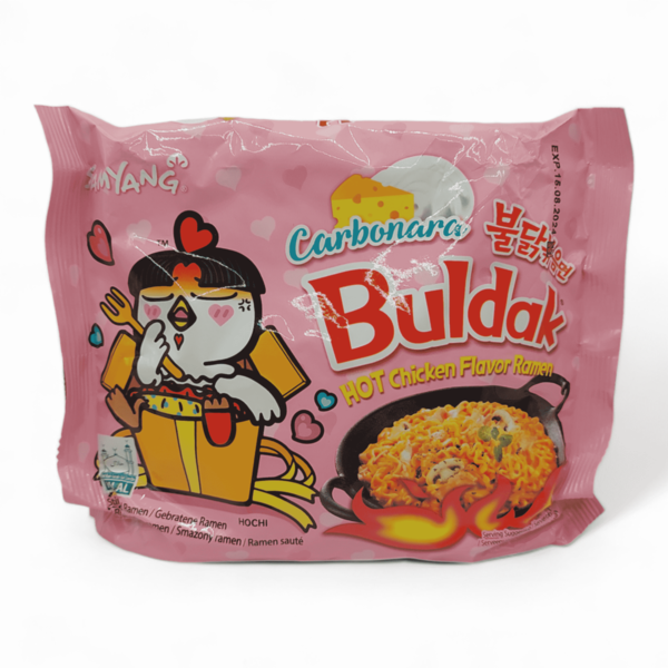 Buldak – Hot Chicken Flavor Ramen Carbonara 130g